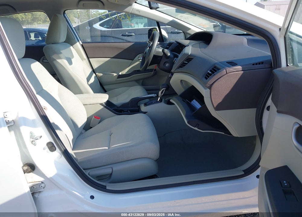 2012 HONDA CIVIC VIN: 19XFB2F51CE002077