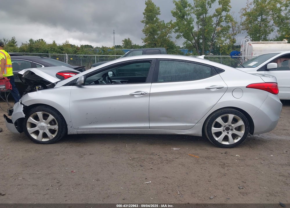 2012 HYUNDAI ELANTRA VIN: KMHDH4AE0CU252156