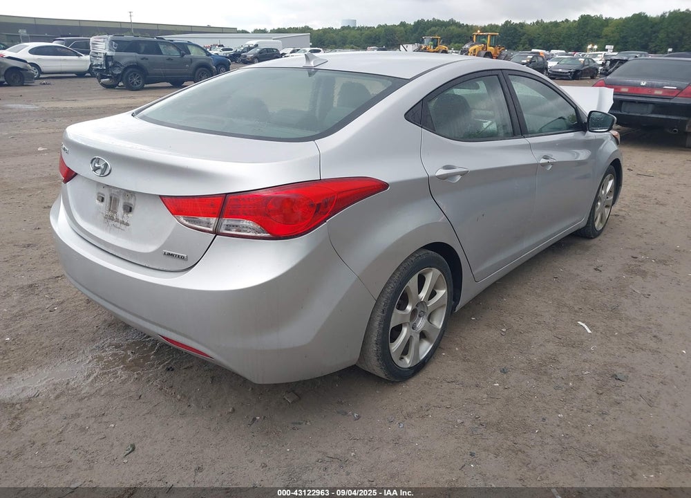 2012 HYUNDAI ELANTRA VIN: KMHDH4AE0CU252156
