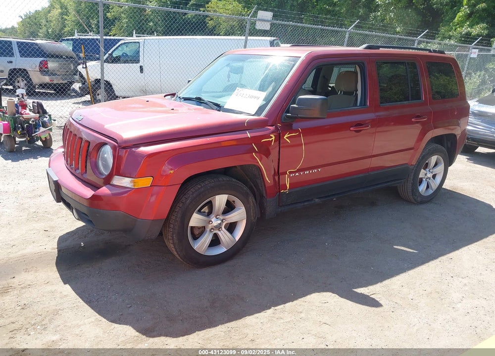 2016 JEEP PATRIOT VIN: 1C4NJPBB0GD562414