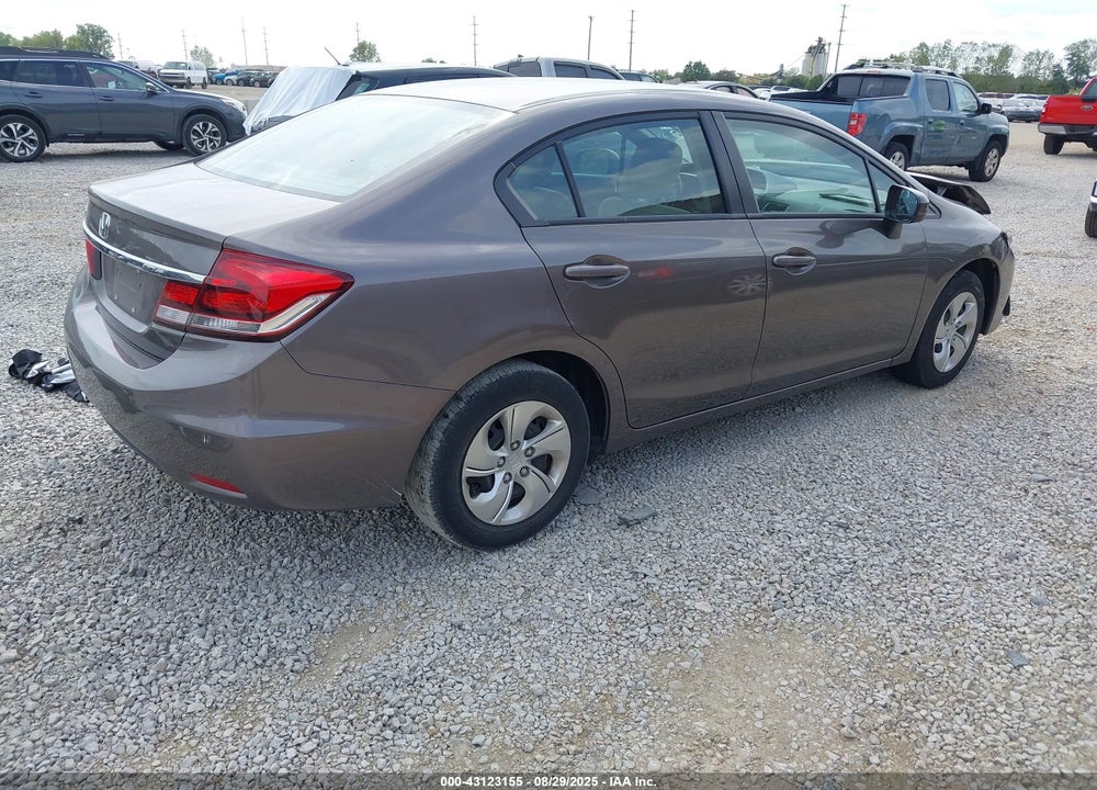 2015 HONDA CIVIC VIN: 19XFB2F5XFE050147