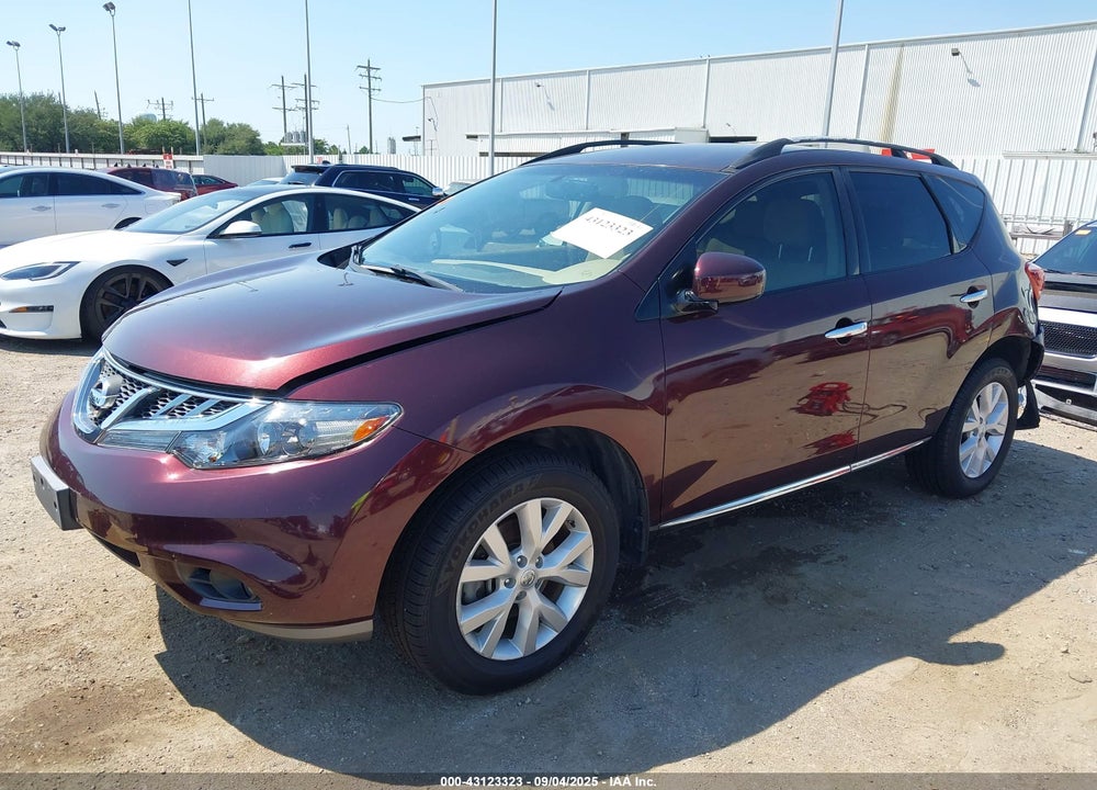 2013 NISSAN MURANO SV VIN: JN8AZ1MU5DW202885