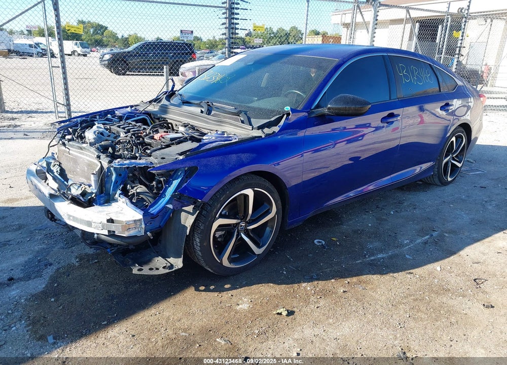 2021 HONDA ACCORD VIN: 1HGCV1F40MA015629