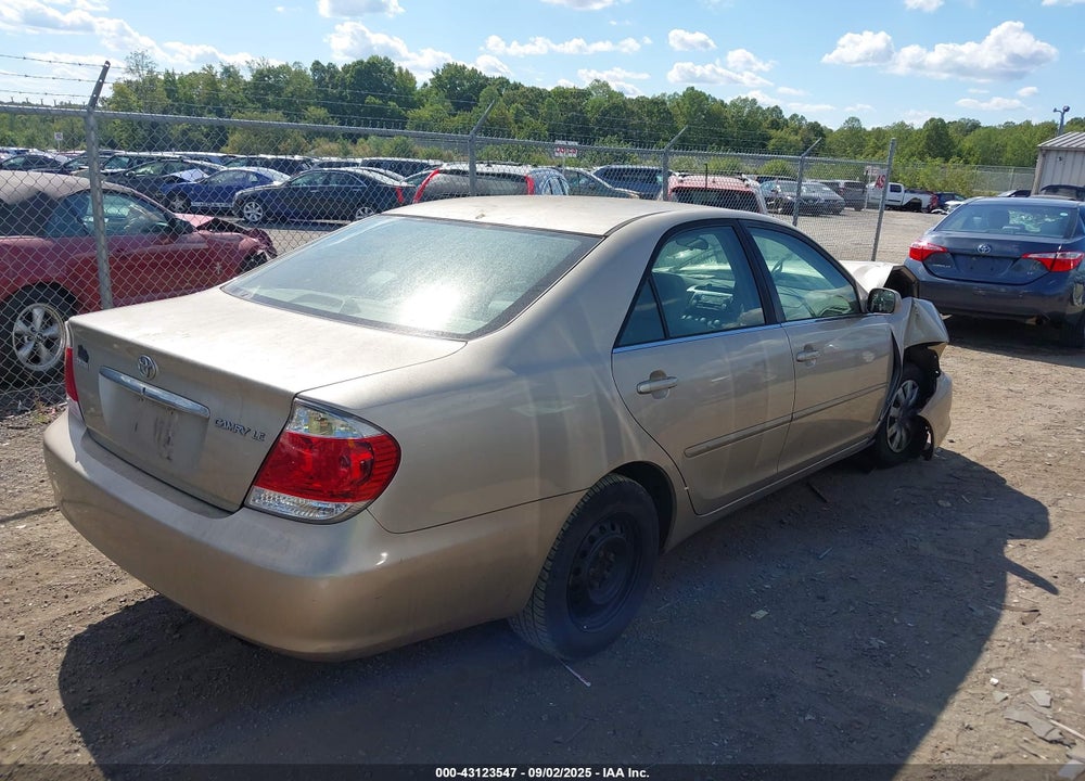 2005 TOYOTA CAMRY LE VIN: 4T1BE32K15U945867