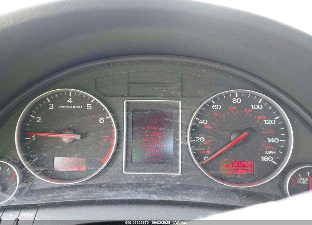 2003 AUDI A4 1.8T VIN: WAUJC68E13A299234