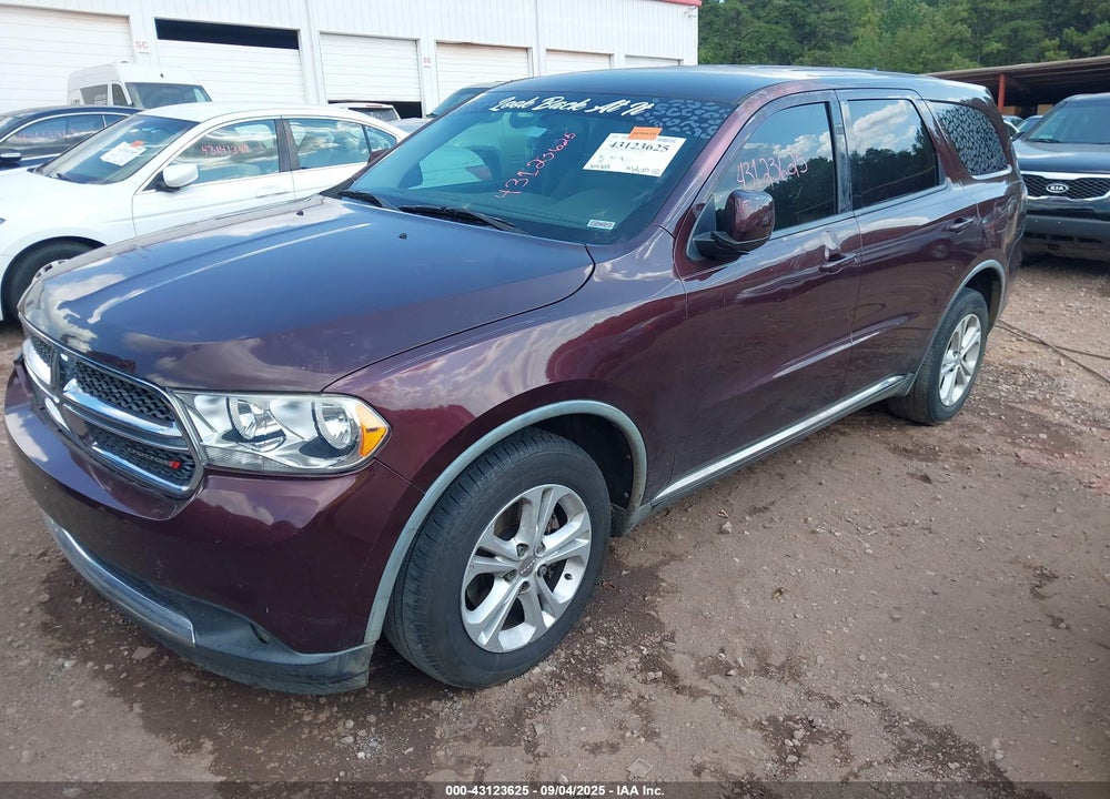 2012 DODGE DURANGO VIN: 1C4RDHAG7CC180599