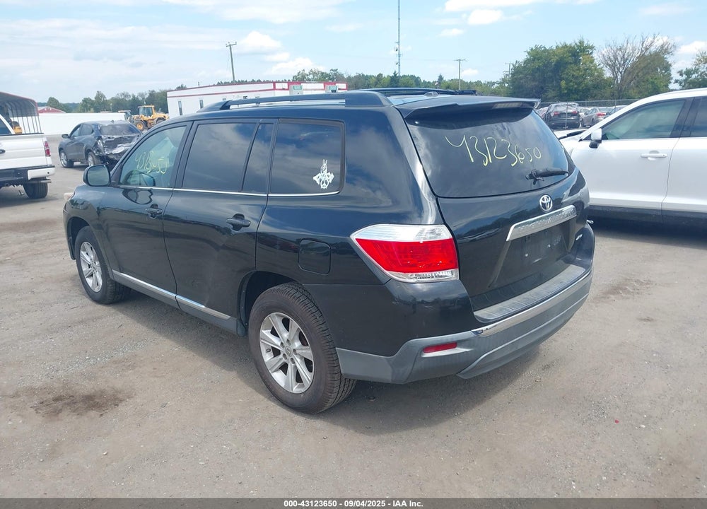 2012 TOYOTA HIGHLANDER VIN: 5TDBK3EH8CS093712