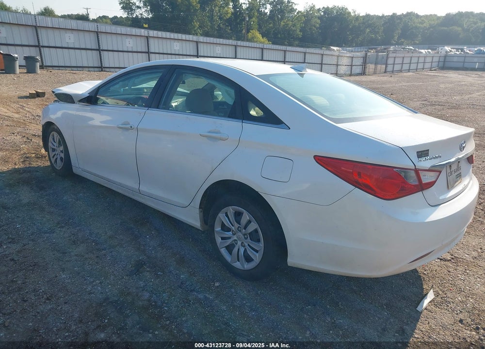2012 HYUNDAI SONATA GLS VIN: 5NPEB4AC3CH478212