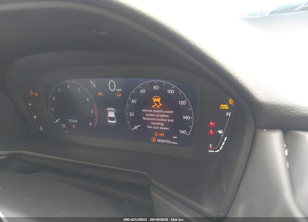 2025 HONDA ACCORD VIN: 1HGCY1F47SA003367