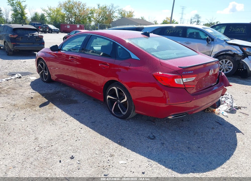 2021 HONDA ACCORD VIN: 1HGCV1F42MA003370