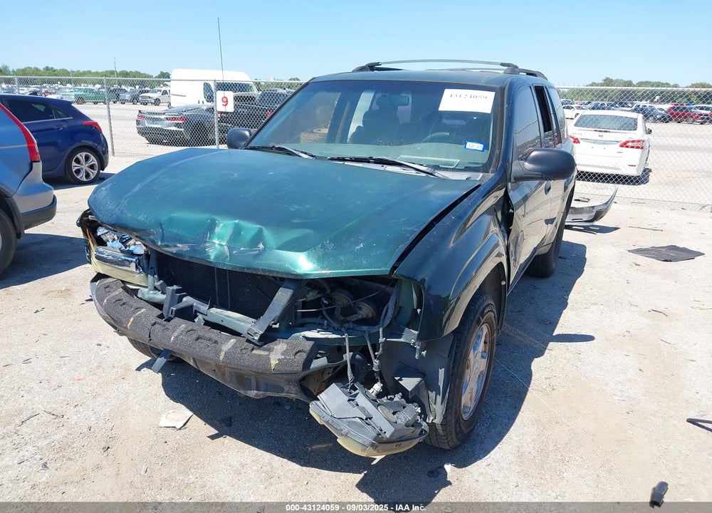 2002 CHEVROLET TRAILBLAZER LS VIN: 1GNDS13S922486496