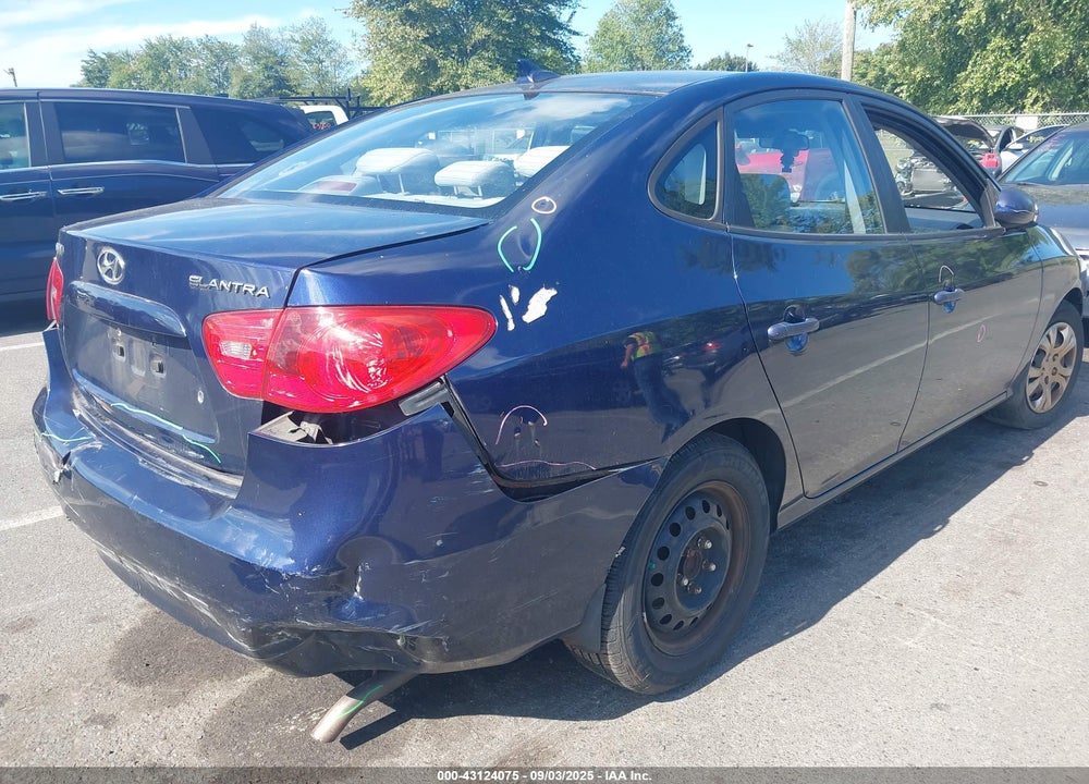 2009 HYUNDAI ELANTRA VIN: KMHDU46D59U754567
