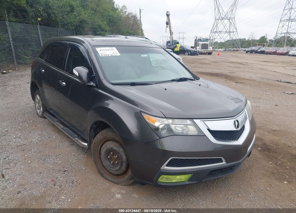 2012 ACURA MDX VIN: 2HNYD2H25CH507236