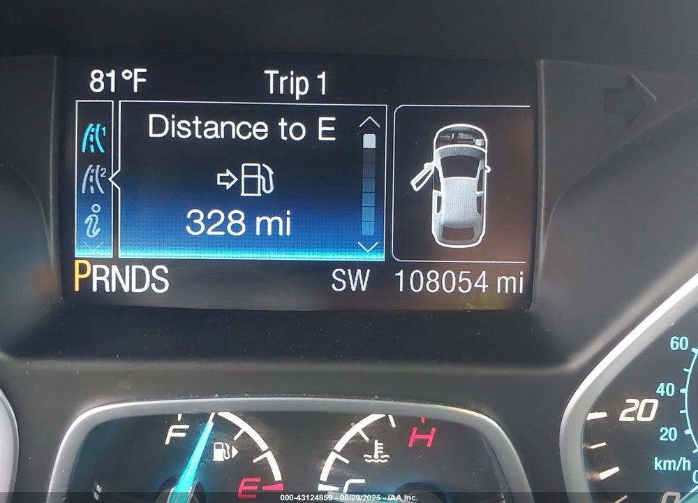 2014 FORD ESCAPE VIN: 1FMCU0GX7EUC44020