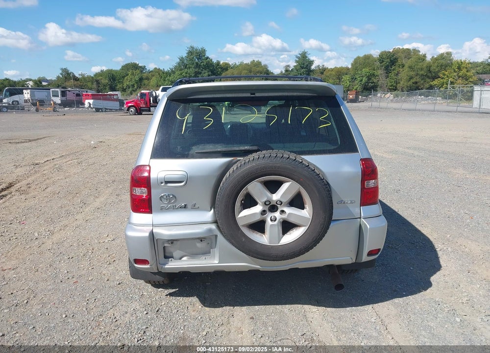 2005 TOYOTA RAV4 VIN: JTEHD20V456028723