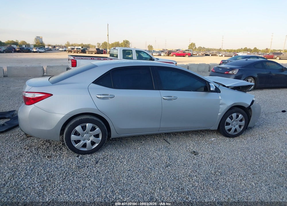 2015 TOYOTA COROLLA VIN: 2T1BURHE8FC460510