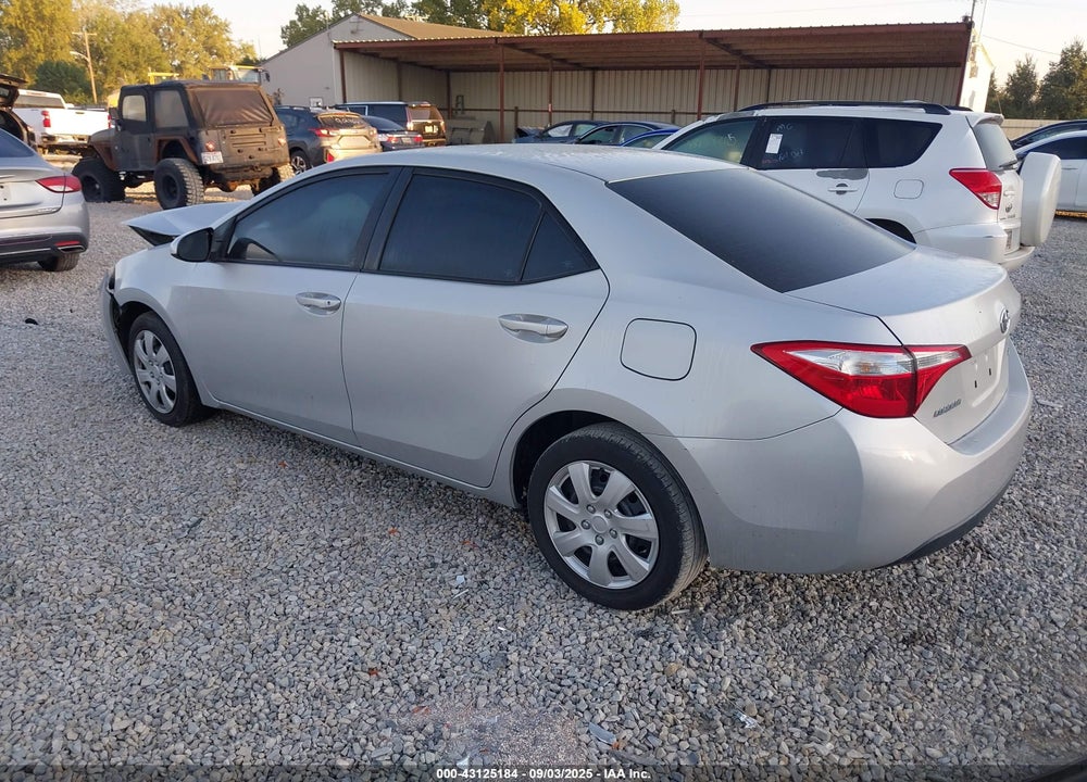 2015 TOYOTA COROLLA VIN: 2T1BURHE8FC460510