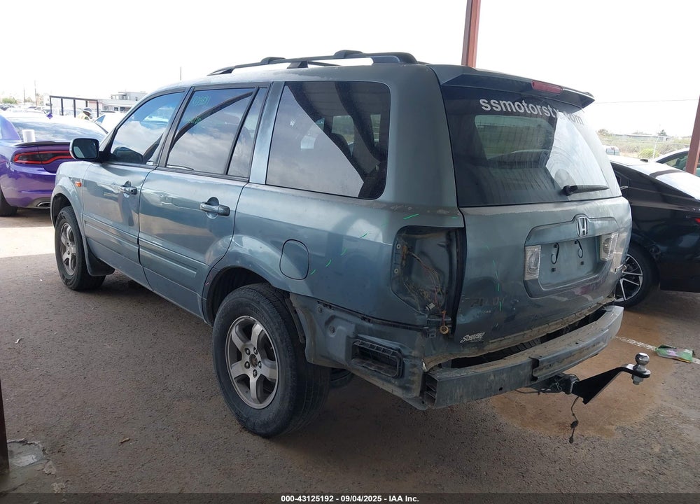 2007 HONDA PILOT EX VIN: 2HKYF18457H515555