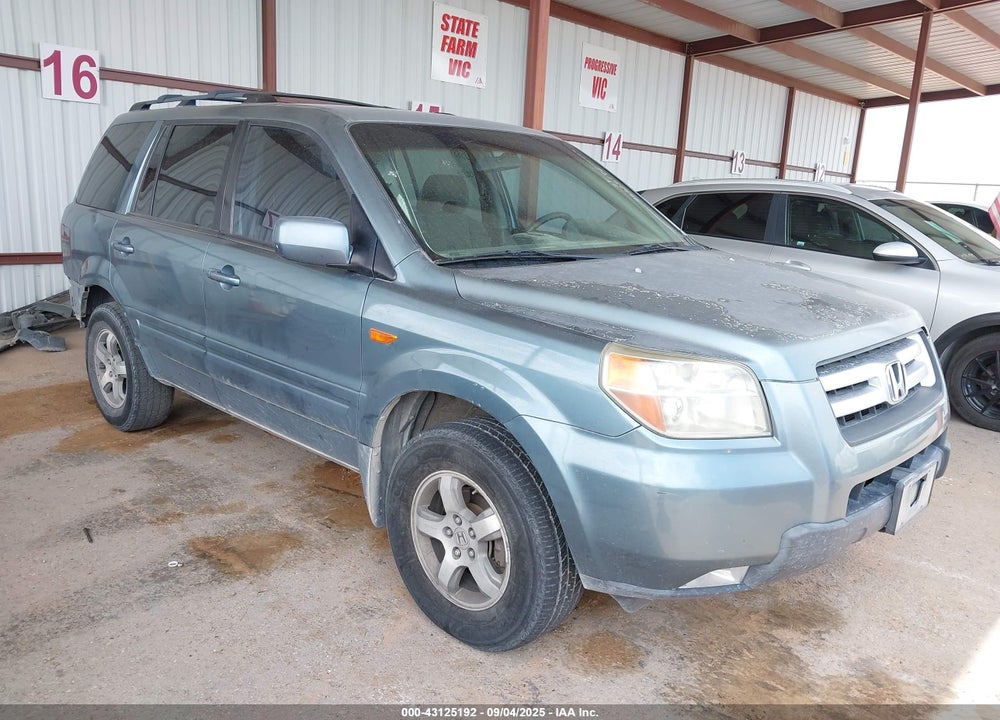 2007 HONDA PILOT EX VIN: 2HKYF18457H515555