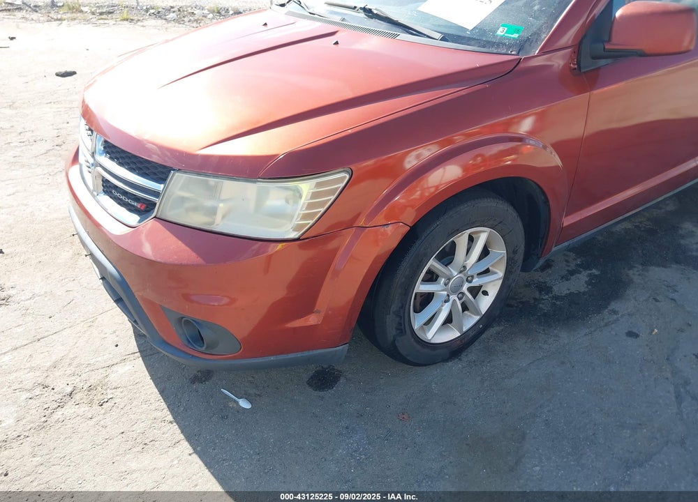 2013 DODGE JOURNEY VIN: 3C4PDCBG0DT712032