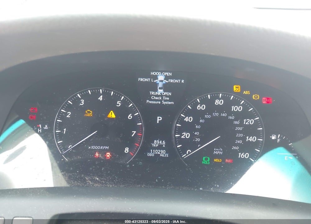 2008 LEXUS LS 460 VIN: JTHBL46F985065431