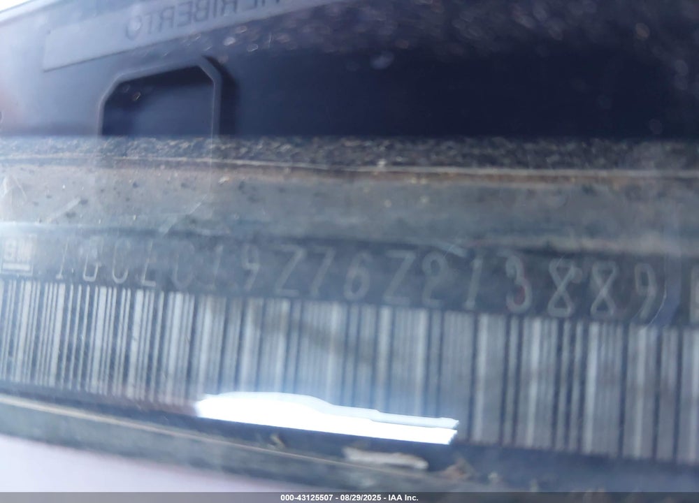 2006 CHEVROLET SILVERADO 1500 VIN: 1GCEC19Z76Z213889