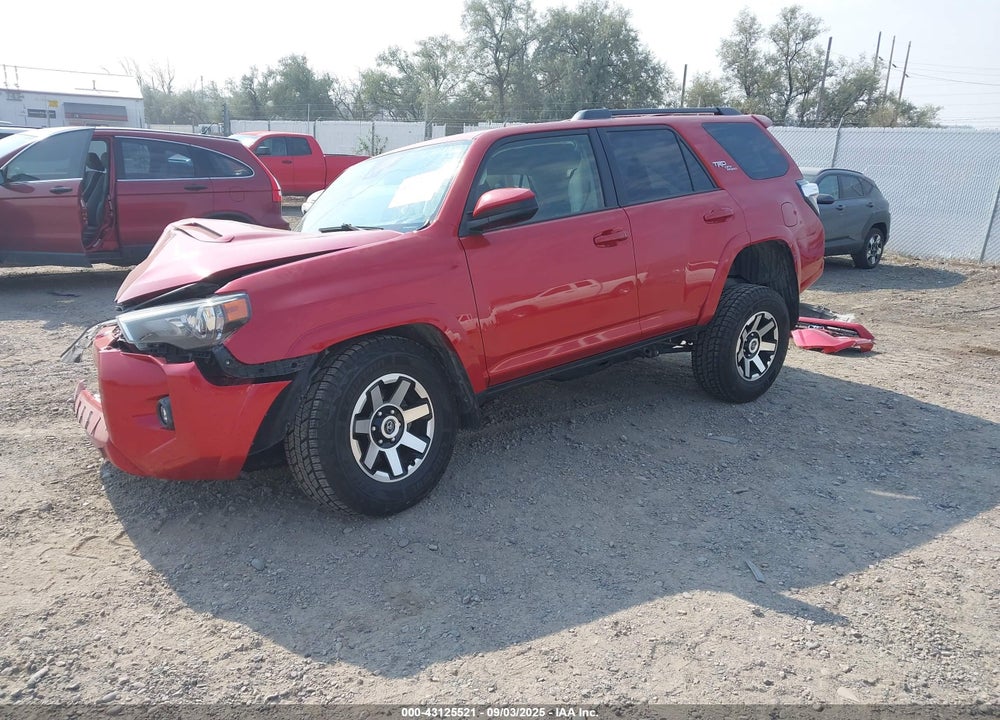2022 TOYOTA 4RUNNER VIN: JTEPU5JRXN6032760