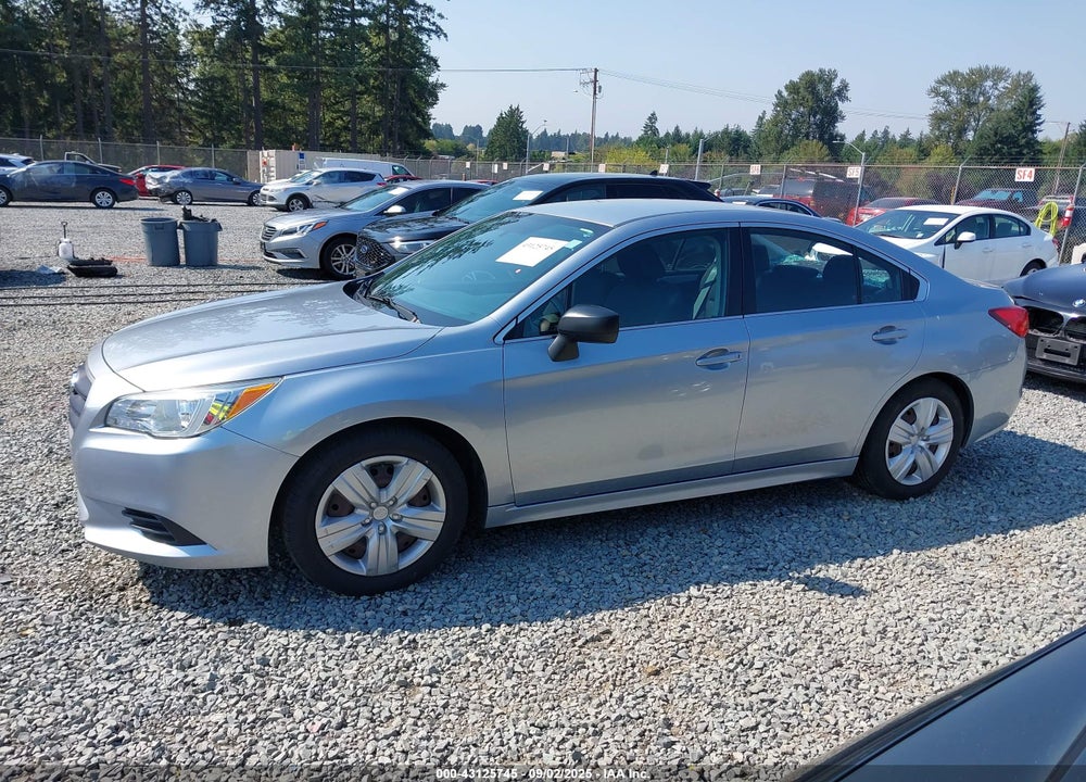 2015 SUBARU LEGACY VIN: 4S3BNAA6XF3015602