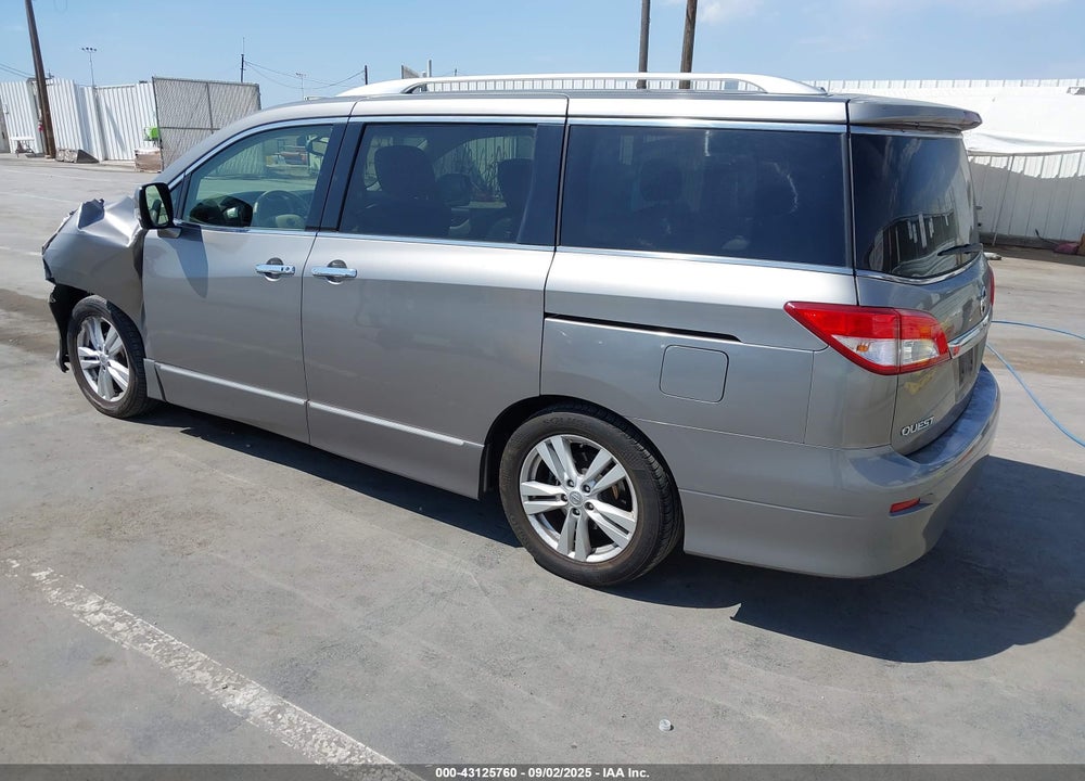 2012 NISSAN QUEST SL VIN: JN8AE2KPXC9042661