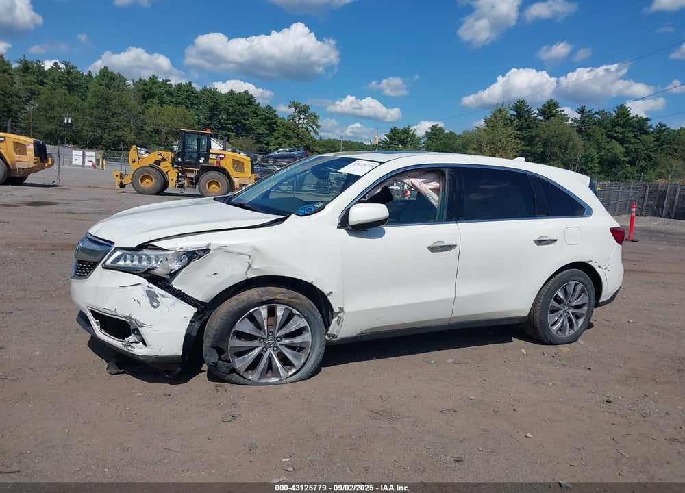 2014 ACURA MDX VIN: 5FRYD4H4XEB032502