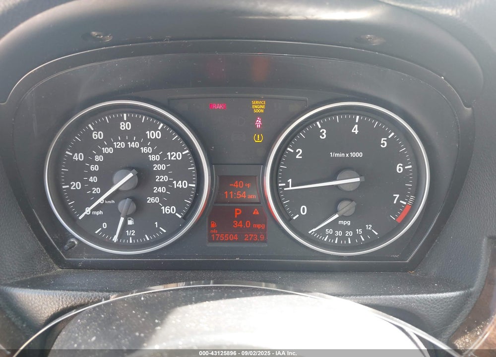 2010 BMW 3 SERIES VIN: WBAPK7C54AA462594