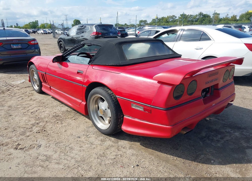 1989 CHEVROLET CORVETTE VIN: 1G1YY3181K5119143