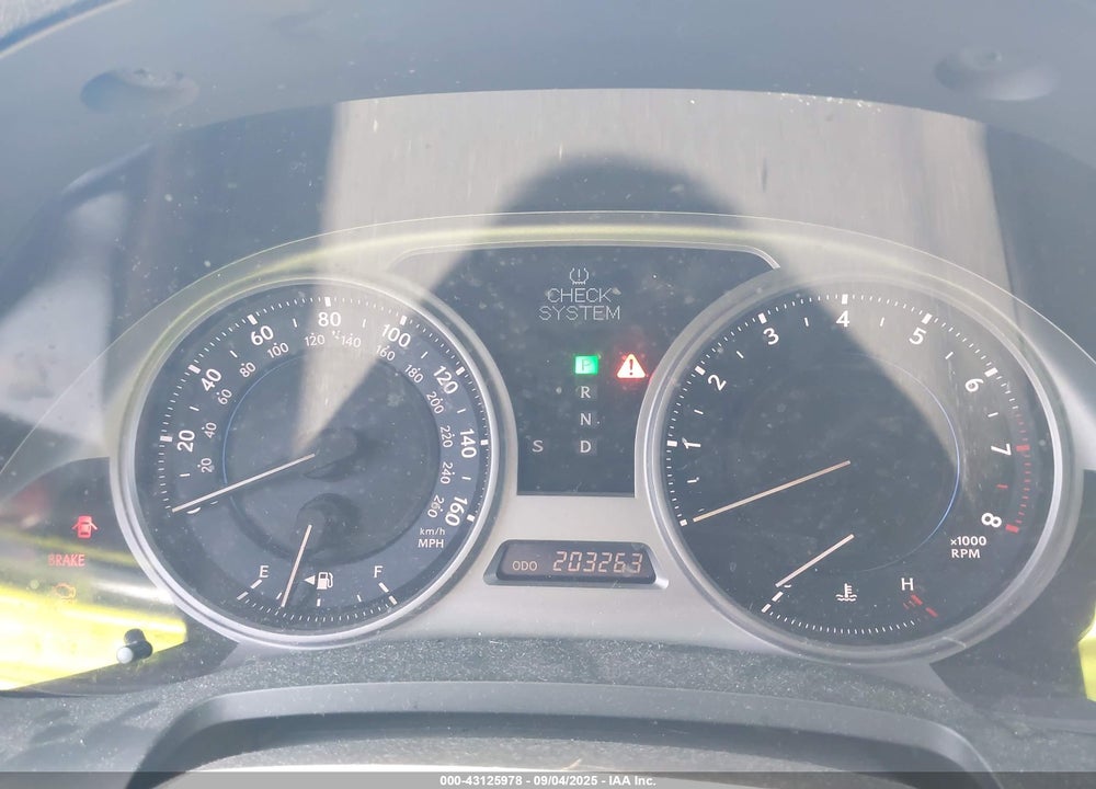 2009 LEXUS IS 250 VIN: JTHBK262192085048