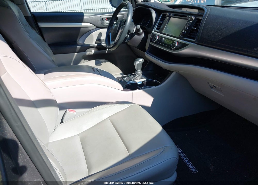 2016 TOYOTA HIGHLANDER XLE V6 VIN: 5TDJKRFH1GS301433