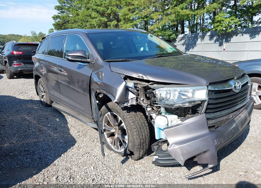 2016 TOYOTA HIGHLANDER XLE V6 VIN: 5TDJKRFH1GS301433