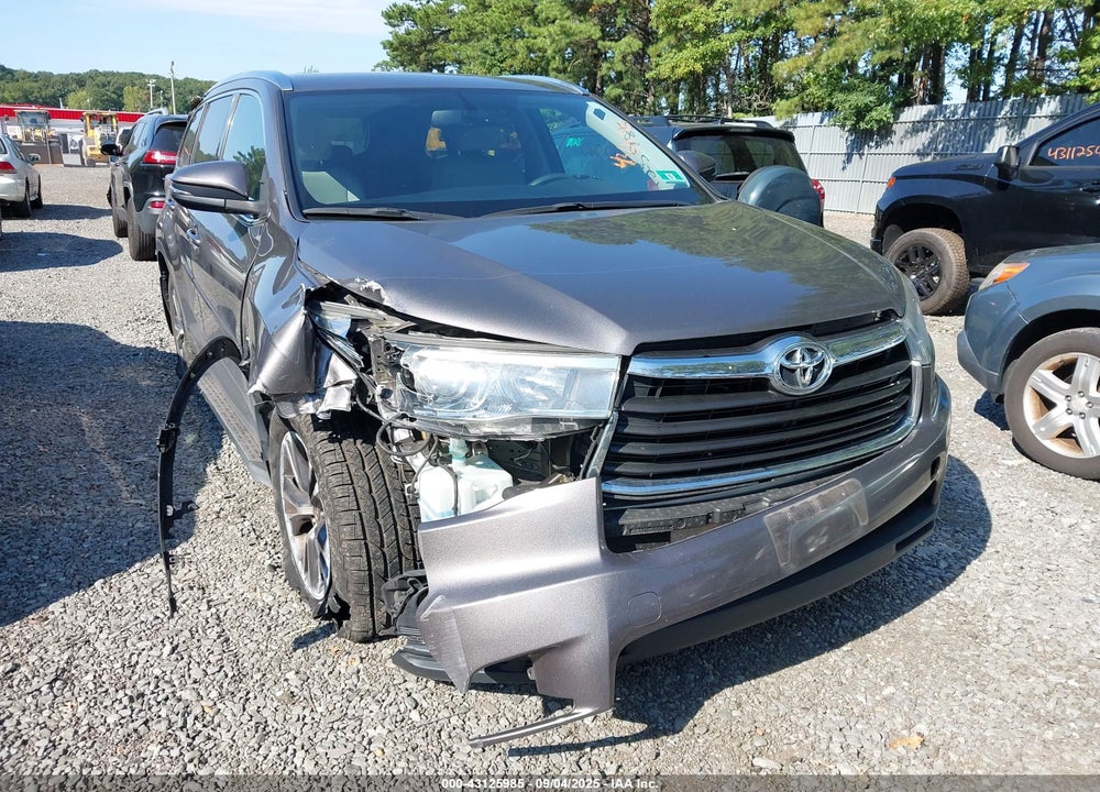 2016 TOYOTA HIGHLANDER XLE V6 VIN: 5TDJKRFH1GS301433