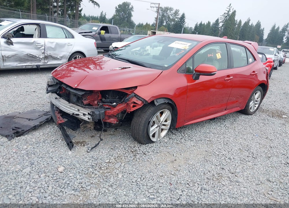2019 TOYOTA COROLLA VIN: JTNK4RBEXK3011725