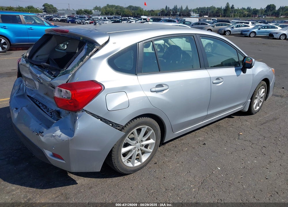 2013 SUBARU IMPREZA 2.0I PREMIUM VIN: JF1GPAC68DG204967