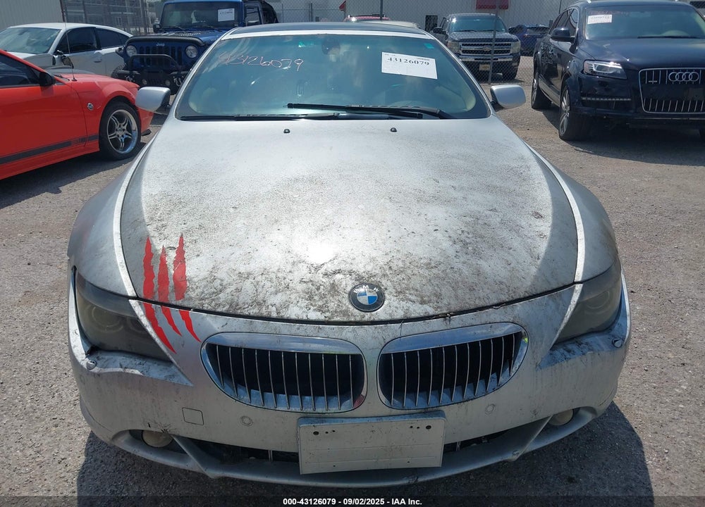 2007 BMW 6 SERIES VIN: WBAEH13567CR51675