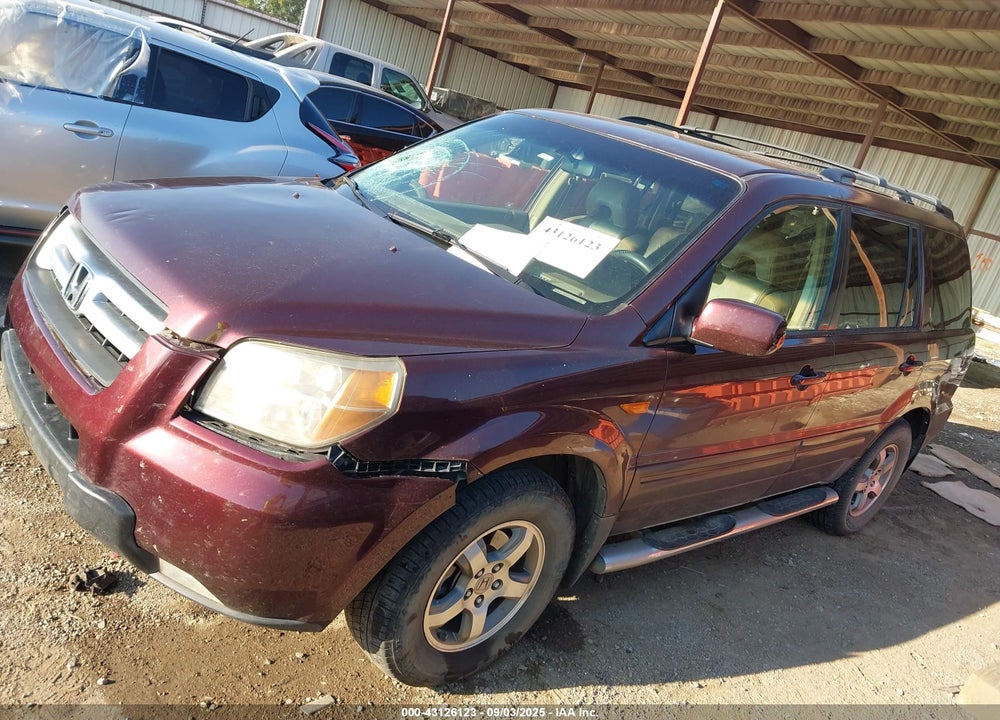2007 HONDA PILOT EX-L VIN: 2HKYF18717H527406