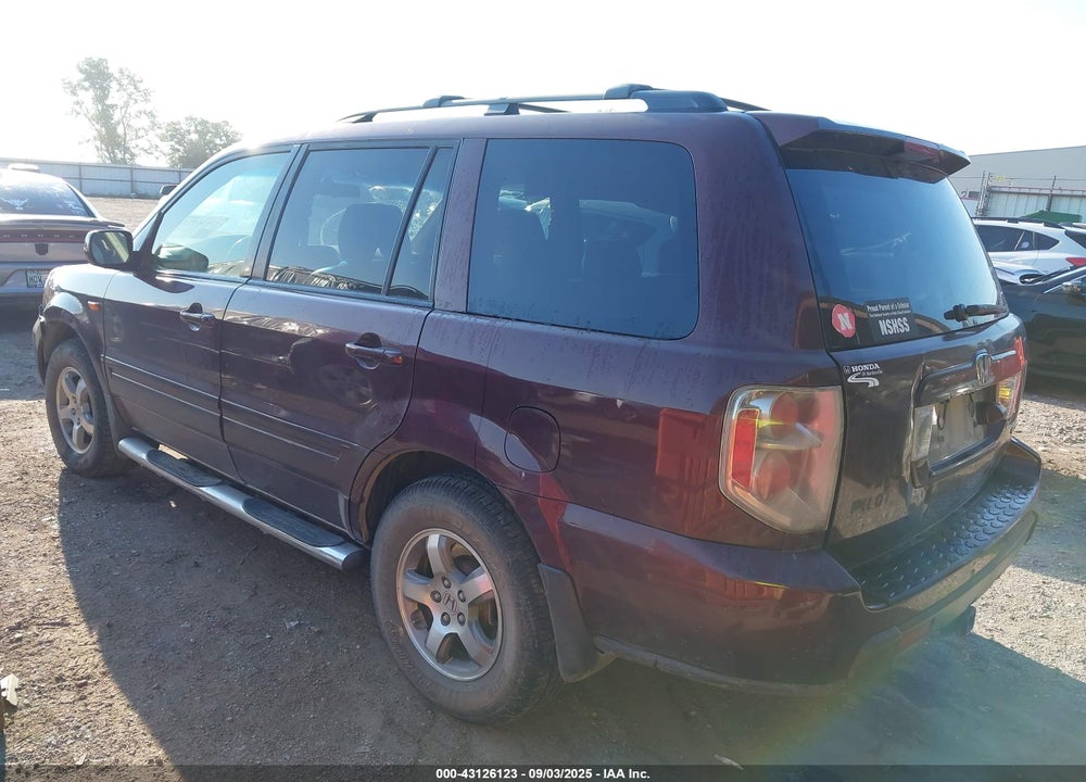 2007 HONDA PILOT EX-L VIN: 2HKYF18717H527406