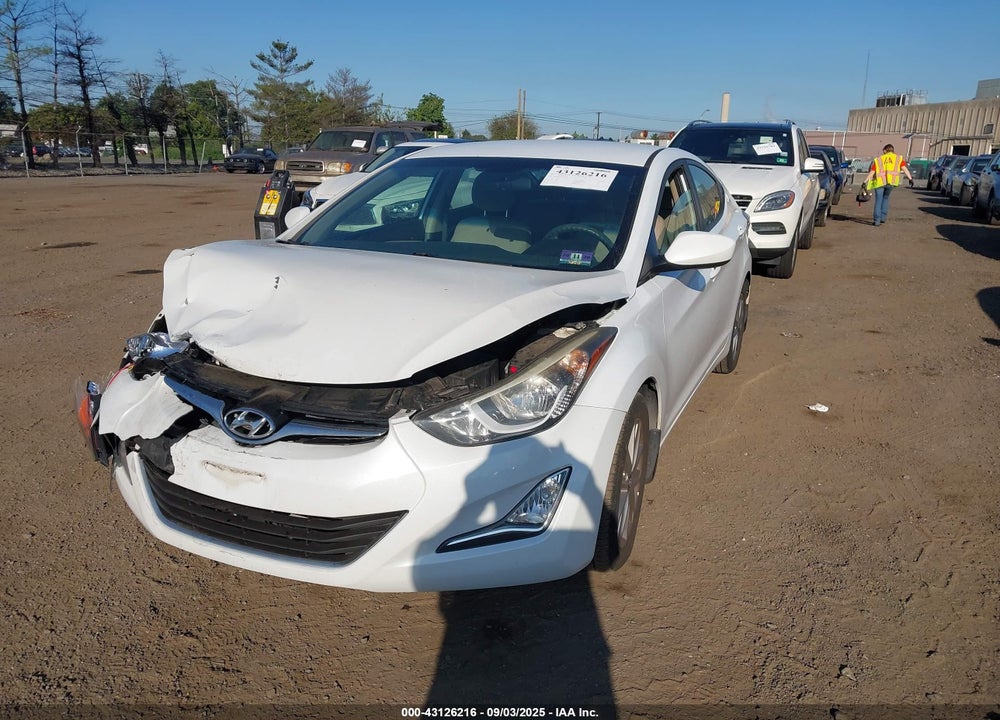 2016 HYUNDAI ELANTRA SE VIN: 5NPDH4AE9GH760212