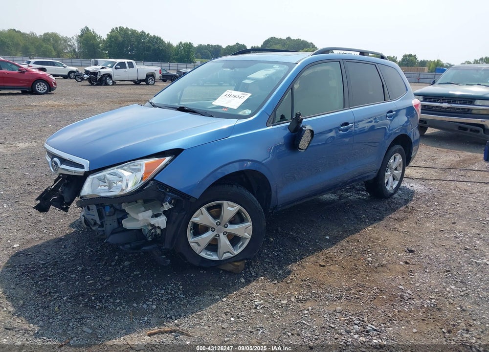 2016 SUBARU FORESTER VIN: JF2SJADC5GH491422