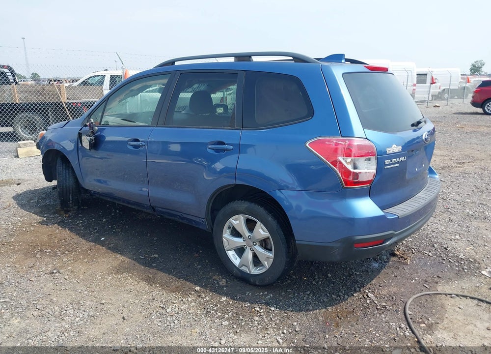 2016 SUBARU FORESTER VIN: JF2SJADC5GH491422