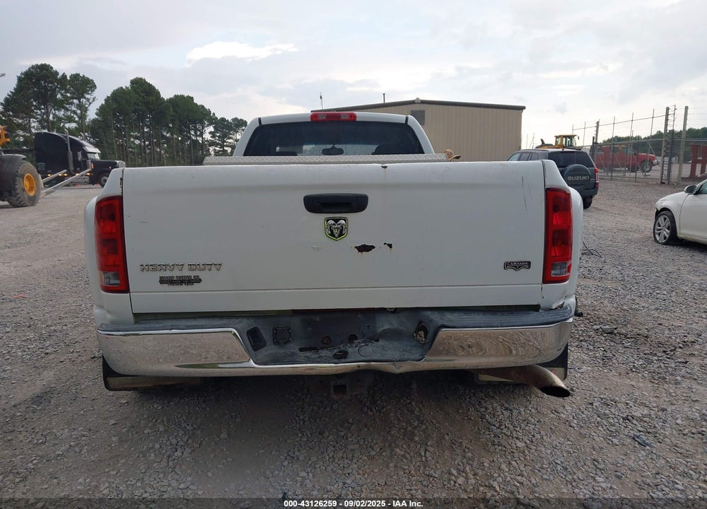2006 DODGE RAM 3500 LARAMIE VIN: 3D7ML48C66G276417