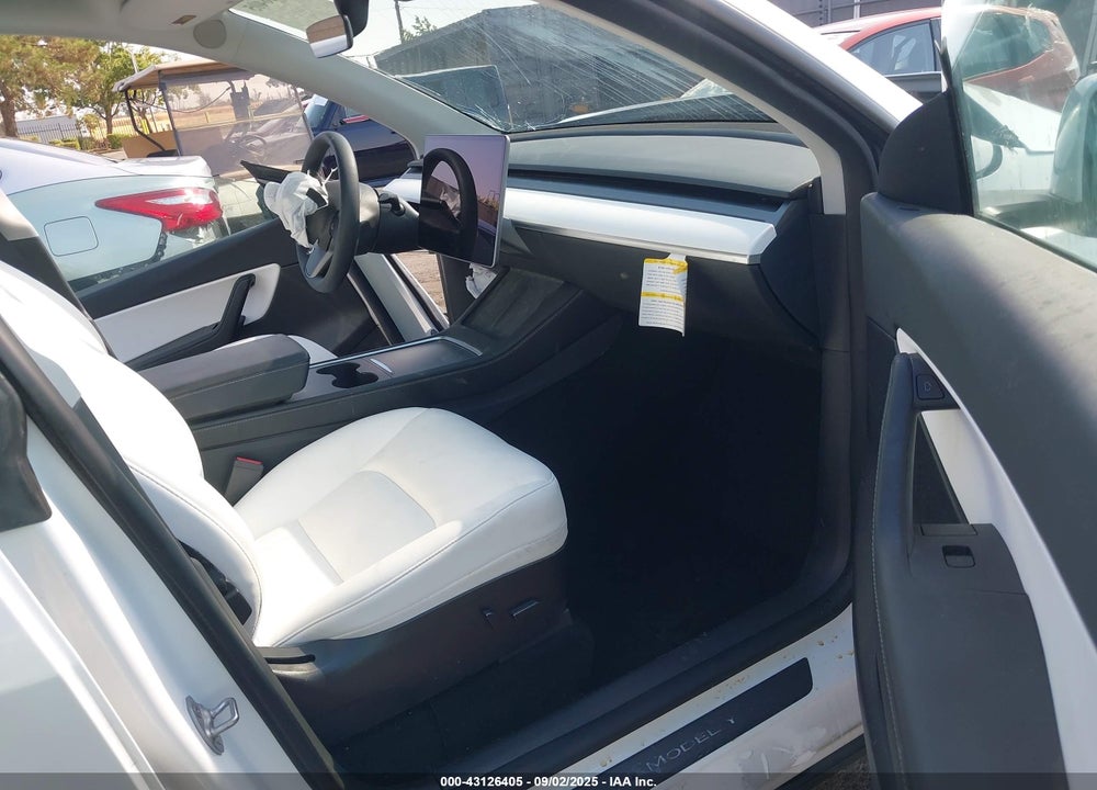 2021 TESLA MODEL Y LONG RANGE DUAL MOTOR ALL-WHEEL DRIVE VIN: 5YJYGDEE1MF271568