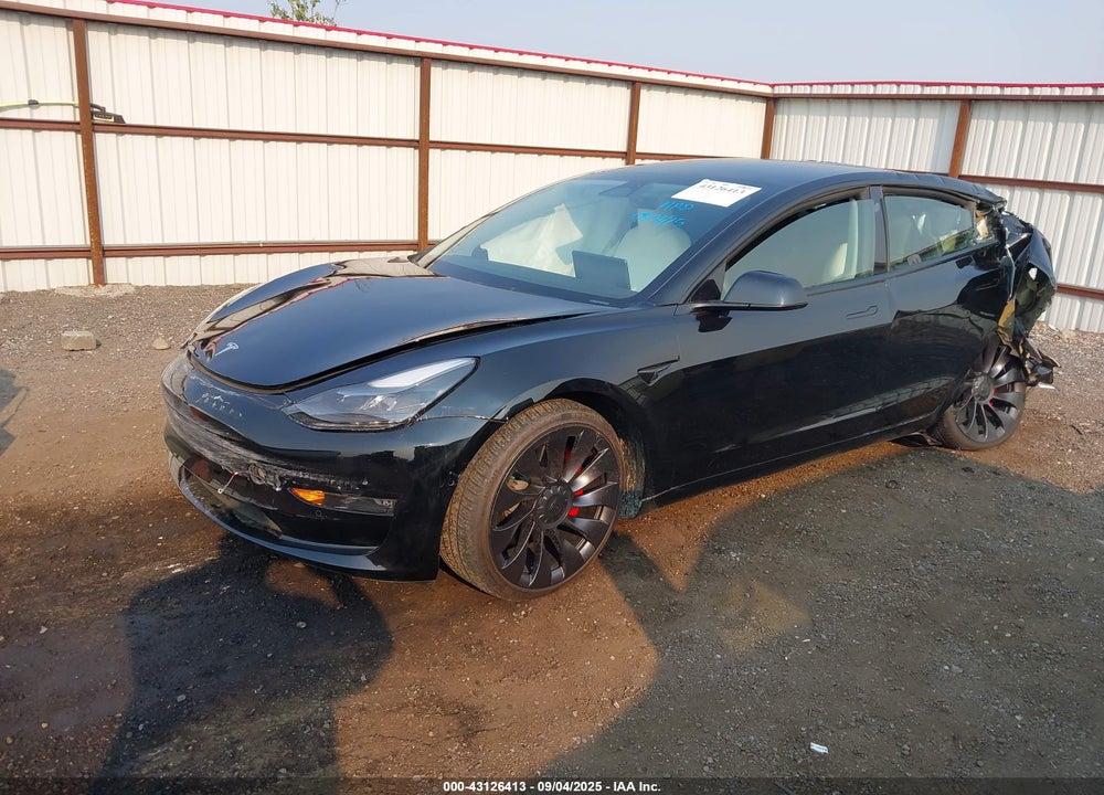 2022 TESLA MODEL 3 PERFORMANCE DUAL MOTOR ALL-WHEEL DRIVE VIN: 5YJ3E1EC3NF330232
