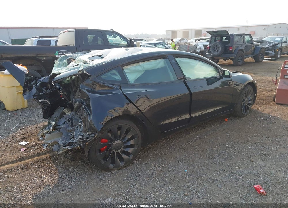 2022 TESLA MODEL 3 PERFORMANCE DUAL MOTOR ALL-WHEEL DRIVE VIN: 5YJ3E1EC3NF330232