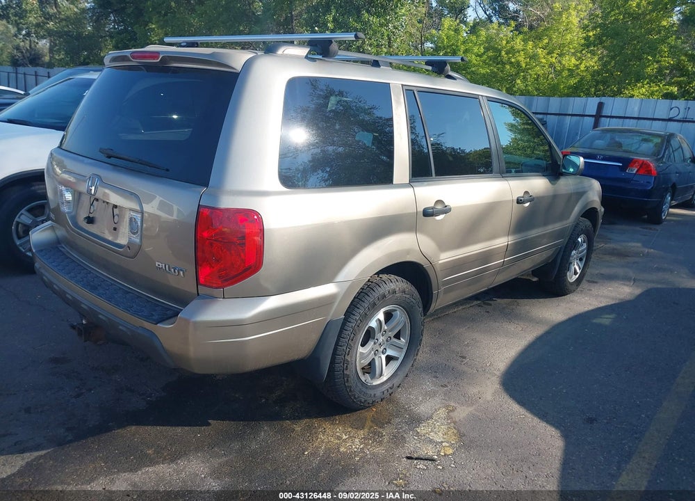 2005 HONDA PILOT EX-L VIN: 2HKYF18555H567841