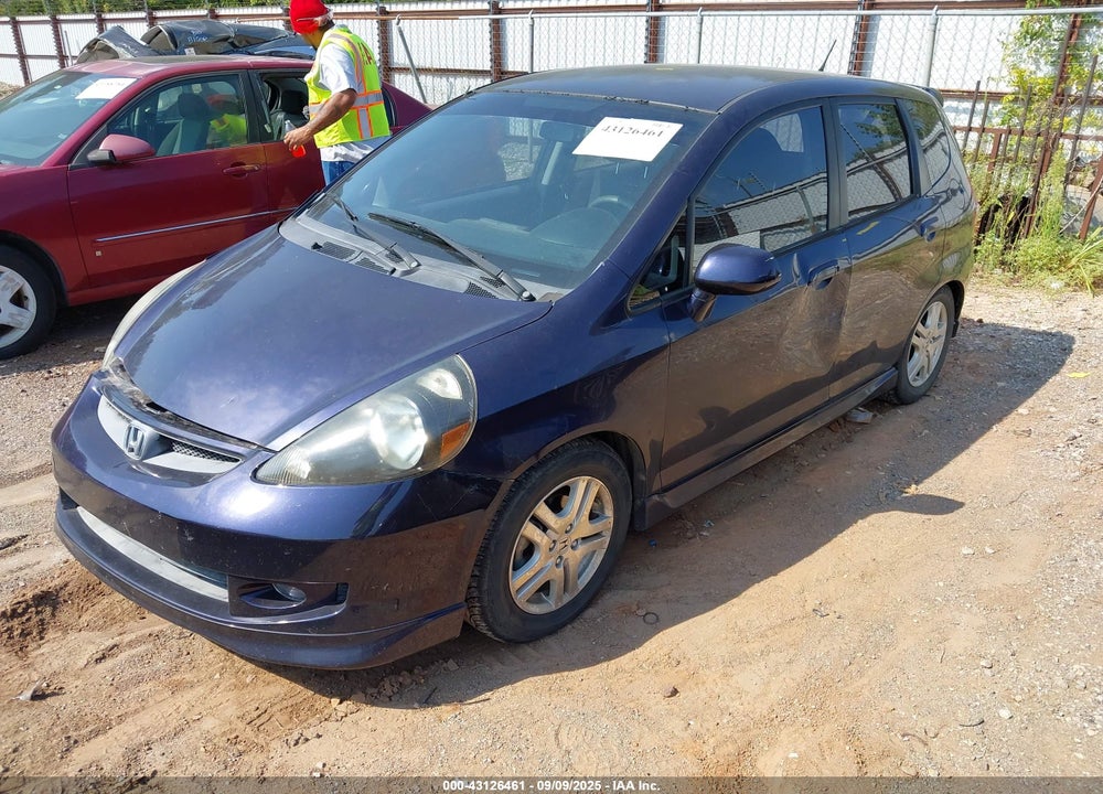 2008 HONDA FIT VIN: JHMGD386X8S047659